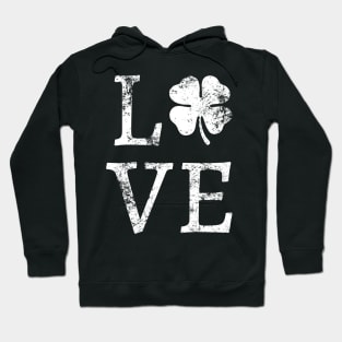 Lucky Clover Vintage Love Irish St Patricks Day T Shirt Hoodie